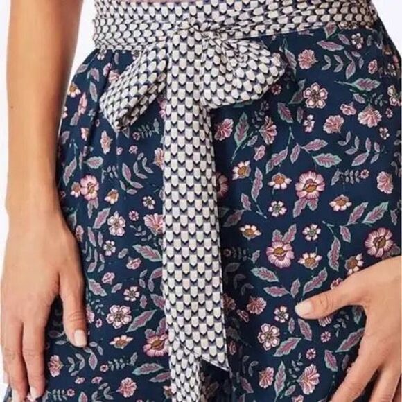 Matilda Jane Navy Floral A Day Off Pants - Picture 3 of 13